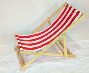 Sillón <span class=keywords><strong>plegable</strong></span> portátil con <span class=keywords><strong>lona</strong></span> a rayas, <span class=keywords><strong>tumbona</strong></span> reclinable ligera, <span class=keywords><strong>tumbona</strong></span> ajustable con marco de <span class=keywords><strong>madera</strong></span> - Product Image 6