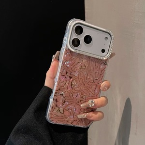 เคสโทรศัพท์สไตล์อินสตาแกรมผิวสัมผัสฟอยล์ดีบุกชุบไฟฟ้าสำหรับ iPhone 16 Pro Max และ17 Air ฝาครอบป้องกันกันกระแทกทำจากซิลิโคนนุ่ม - Product Image 3