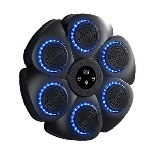 Equipo de entrenamiento montado en la pared para gimnasio interior en casa, máquina de <span class=keywords><strong>boxeo</strong></span> de maniquí suave de perforación de <span class=keywords><strong>material</strong></span> PU con objetivo musical para entrenamiento - Product Image 1