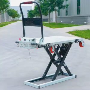 Stonimage 300kg Elektrische Hefplatformkar Draagbare Werkplaats Hydraulische Schaarheftafel Vierwielige Stalen Constructie voor Bestelwagen - Product Image 2