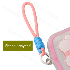 Màu Vòng Rope Keychain Ngắn Dệt Điện Thoại Di Động Dây Buộc Key Dây Buộc 12Cm - Product Image 6