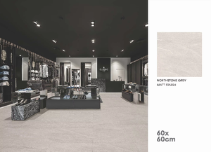 กระเบื้องปูพื้นพอร์ซเลนลายคราม600x600มม. สำหรับในร่มกลางแจ้งช้อปปิ้งเซ็นเตอร์กระเบื้องปูพื้นด้านนอก - Product Image 4