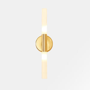 Lámpara <span class=keywords><strong>de</strong></span> Pared Moderna <span class=keywords><strong>de</strong></span> Tubo Metálico <span class=keywords><strong>para</strong></span> <span class=keywords><strong>Baño</strong></span>, Dormitorio, Vestíbulo, Lavadero, Sala <span class=keywords><strong>de</strong></span> Estar, Aplique <span class=keywords><strong>de</strong></span> Pared Dorado/Negro, Luz LED <span class=keywords><strong>para</strong></span> Espejo - Product Image 6