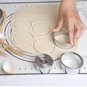 Cercle à mousse en acier inoxydable, moule à pâtisserie, cercle à gâteau, mini-cercle à viande hachée, coquillage, cercle à tiramisu, <span class=keywords><strong>emporte</strong></span>-pièce à fromage, outil de découpe de biscuits - Product Image 5