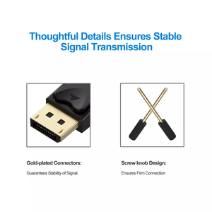 OEM 1080P 60Hz DP <span class=keywords><strong>a</strong></span> <span class=keywords><strong>DVI</strong></span> 24 + 1 convertidor macho <span class=keywords><strong>a</strong></span> macho Cable adaptador de 1,8 M para proyector de monitor de pantalla - Product Image 5
