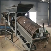 Nouveau Tamis Rotatif à Tambour CE Portable pour Compost, Terreau, Scories, Gravier, Pierre, Sable, Copeaux de Bois, Minerai, avec Moteur, Prix Usine