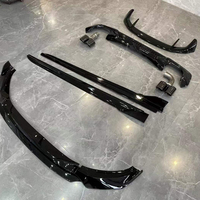 Nouveau Kit Pare-chocs M Performance Black Warrior Aero avec Splitter, Diffuseur et Jupes Latérales pour X3 G01 (2018-2021)