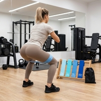 Juego de Bandas de Resistencia en Bucle, Bandas de Resistencia al Por Mayor para Fitness, Yoga, Gimnasio, Entrenamiento, Logotipo Personalizado OEM