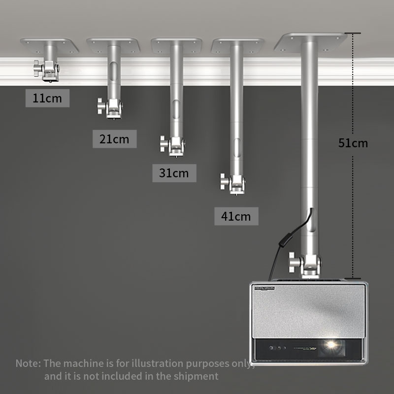 plateado Ph69-50 (longitud 11/21/31/41/51 cm)