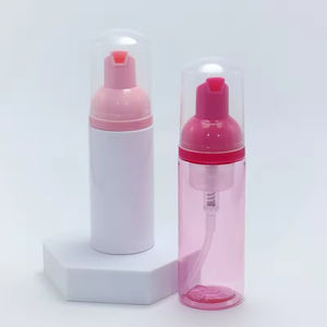 Botellas de plástico rosas de 30ml y 50ml vacías para espuma facial, champú de pestañas, jabón para extensiones de pestañas, con bomba de espuma, limpiador, set de botellas de espuma - Product Image 5