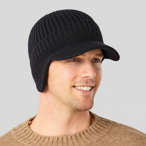 Grande vendita di articoli di moda invernali in maglia cappello e paraorecchie per abbigliamento per il freddo - Product Image 1