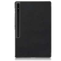 Étui rigide avec support pliable en PU+PC et aimant pour Samsung Galaxy Tab S10 Ultra S9 Ultra S8 Ultra 14,6 pouces