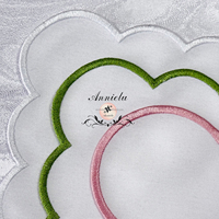 ANNIELU Sets de table en polyester solide résistants à la chaleur, nappes pour la décoration de mariages, fêtes et événements, fournitures hôtelières