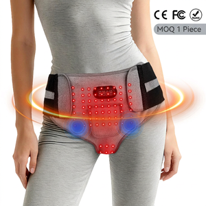 Ceinture de massage chauffante LED pour fessiers et hanches, sous-vêtement chauffant pour abdomen et utérus, masseur articulaire pour les parties intimes et le soulagement des douleurs herniaires - Product Image 1