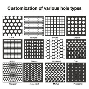Panneaux en maille métallique perforée en acier inoxydable sur mesure pour la ventilation, la décoration et les protections - Product Image 2