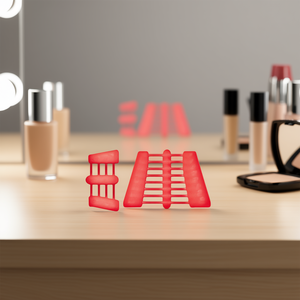 Esponja de Maquillaje 519 M 285KAV Roja de Doble Cara para Aplicación de Base Facial - Product Image 3