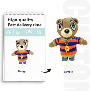 Búp bê sang trọng tùy chỉnh làm cho tác phẩm nghệ thuật của riêng bạn để plushie đứng lên nhồi bông Búp bê thần tượng sang trọng - Product Image 4