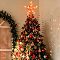 Étoile de Noël lumineuse TSINYE pour le sommet du sapin, étoile LED RGB avec télécommande, minuterie USB, lanterne étoilée pour les fêtes de fin d'année