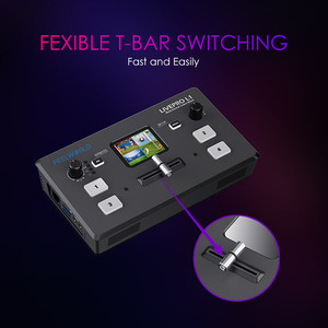 FEELWORLD Bộ trộn <span class=keywords><strong>video</strong></span> phát trực tuyến 4 kênh 4K Bộ chuyển đổi trình chiếu <span class=keywords><strong>Video</strong></span> HDMI 1080p Bộ trộn <span class=keywords><strong>video</strong></span> trực tiếp - Product Image 4