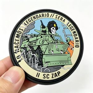 ป้ายยางนูน 3 มิติ แบบกำหนดเอง ป้าย PVC ซิลิโคน ป้ายยางติดเสื้อผ้า หมวก ป้ายเวลโคร ปักโลโก้ - Product Image 1