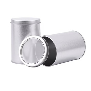 وعاء من القصدير مع غطاء, 75 × 110 منفذ المصنع عالي الجودة من معدن الذهب شمعة القصدير جرة مع غطاء - Product Image 2