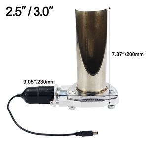 Válvula de escape eléctrica Poyracing de 2.5 y 3 pulgadas, tubo de acero inoxidable para modificación y mejora de automóviles - Product Image 2