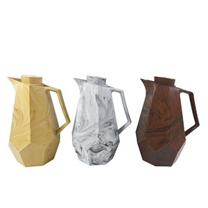 Ensemble de cafetière arabe Dallah et de bouteille isotherme, 1L+1.2L, avec revêtement en verre isolant, pour le Ramadan et l'hospitalité du Moyen-Orient - Product Image 5