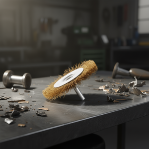 แปรงลวดเหล็ก 70x13 มม. ขนแปรงเหล็กขนาด 6 มม. สำหรับขัดโลหะ - Product Image 3