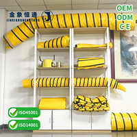 Conduit d'air flexible en PVC du fabricant chinois pour les systèmes de CVC Conduit flexible isolé pour conduit de climatisation centrale R8