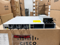 Switch Gigabit PoE Terkelola 48 Port C9300X 48TX, Dapat Ditumpuk, LACP QoS untuk Jaringan Akses Kampus Perusahaan