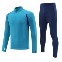 Nouvelle Arrivée Survêtement de Football à Manches Longues pour Hommes et Enfants, Veste de Football Chaude, Survêtements de Sport pour le Basketball et le Jogging