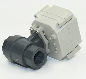 Tonhe OEM 1/2 "inch 24VDC IP67 DN15 cr202 tự động trở lại bình thường đóng PVC van điện - Product Image 3