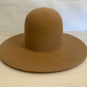 VW2582 Chapeaux Fedora australiens à large bord faits à la main en gros personnalisés 100% laine Couronne ouverte bloquée - Product Image 1