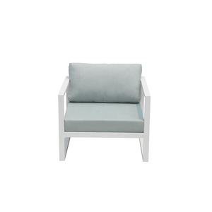 Juego de Sofás de Aluminio de Diseño Contemporáneo Simple para Hotel, <span class=keywords><strong>Villa</strong></span>, Apartamento, Uso en Patio Exterior y Jardín con Cojín de Asiento - Product Image 2