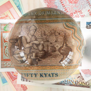 उच्च परिभाषा 6x ऐक्रेलिक पॉकेट मैग्निफायर हेक्सायरल दर्पण मैटौ कागज भार डिजाइन विस्तार उपकरण के साथ - Product Image 3