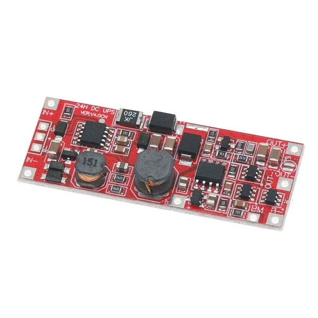 DC 12V/15V 24W 1A UPS Power Supply Module Uninterruptible Power Control Board 2S V4.0CN Charging Step Up Protection Module