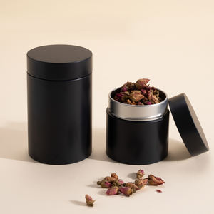 Latas redondas pequeñas vacías Tianhui, bote de lata de té hermético, lata de Matcha verde - Product Image 4