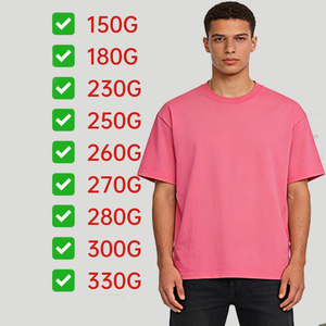 T-shirt Personalizzata a Manica Corta in Cotone <span class=keywords><strong>di</strong></span> Alta Qualità 100% per Uomo Taglie Europee e Forti 230g - Product Image 2