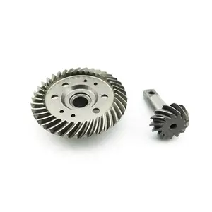 Precision machined steel bevel gear differential alternative 5379X, 37T/13T high torque spiral differential bevel gear