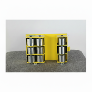 Patines móviles de carga resistente de 24 toneladas, ruedas de goma/acero, carro de tanque de transporte orientable - Product Image 1