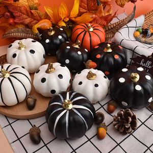 Calabaza de espuma de simulación para Halloween, calabaza colorida, fruta o verdura artificial, Navidad, graduación, Pascua, alta calidad - Product Image 6