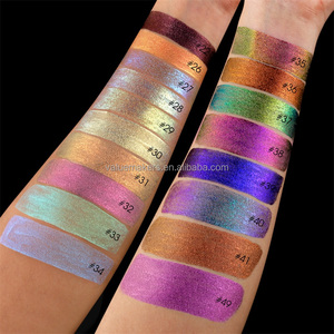 Logo personalizzato Duochrome ombretto liquido multichrome 49 colori lucido vendita calda <span class=keywords><strong>occhi</strong></span> e labbra make up ombretto camaleonte - Product Image 5