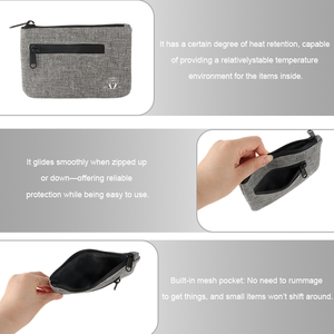 ถุงซิปล็อคกันกลิ่นขนาดเล็ก ผลิตตามสั่ง พร้อมโลโก้  บุด้วยถ่านกัมมันต์ ป้องกันกลิ่น - Product Image 4