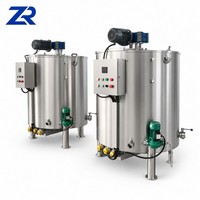Réservoir de stockage de chocolat en acier inoxydable à double enveloppe de haute qualité 100L 200L avec fonction de mélange et de fusion