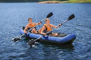 <span class=keywords><strong>Kayak</strong></span> gonflable à coque <span class=keywords><strong>rigide</strong></span> bleu personnalisé pour 2 personnes, certifié CE 2021, best-seller, idéal pour la navigation sur les lacs et les rivières - Product Image 5