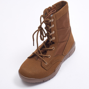 Botas de Senderismo TSB24 Coyote Brown de Lona para Exteriores, con Cremallera Interior, Duraderas, con Cordones, Calzado de Trekking Adecuado para Actividades al Aire Libre - Product Image 3