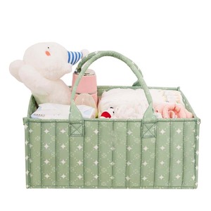 Tote Baby Diaper Caddy Organizer <b>Basket</b> <b>Storage</b> <b>for</b> Baby Essentials Diaper Changing Pad <b>Basket</b> <b>Storage</b> Bag - Product Image 1