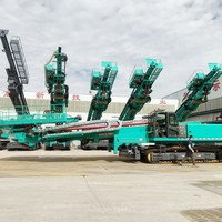 Foreuse pour pentes rocheuses difficiles avec châssis de 2500 mm de largeur et stabilité accrue au contact du sol