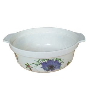 6.5 pollici di plastica melamina ciotola per zuppa con due manico con coperchio Halwa ciotola - Product Image 4