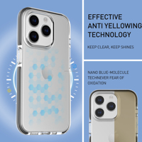 Soonleader Transparent Shell Fournisseur Jaune Résistant Couverture de Téléphone Portable Étui Souple en TPU pour iPhone 16 15 Pro Max Protection